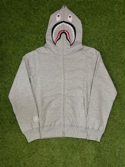 Solid Grey Bape Hoodie