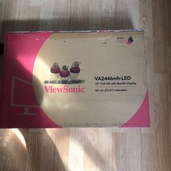 ViewSonic 24” Full HD LED Backlit Display 