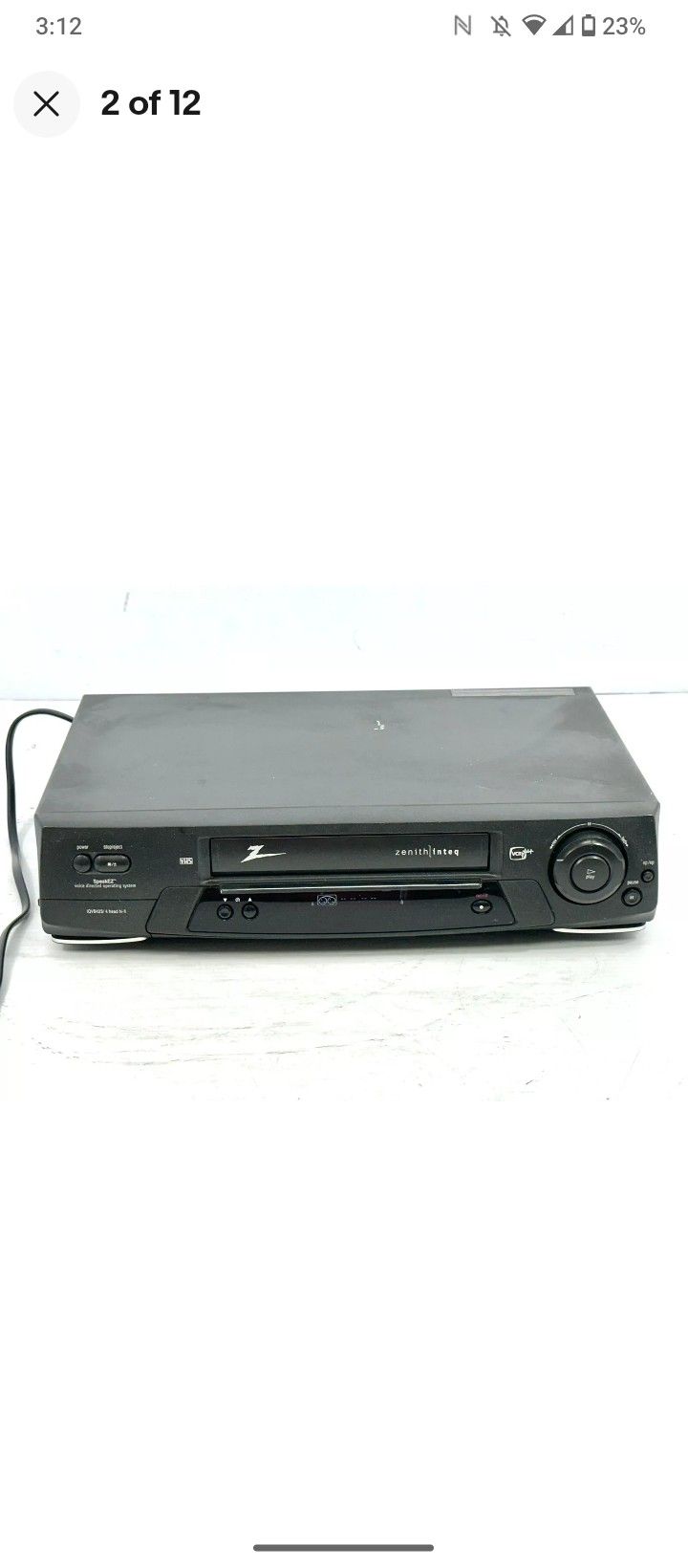 Video Cassette Player VHS Player