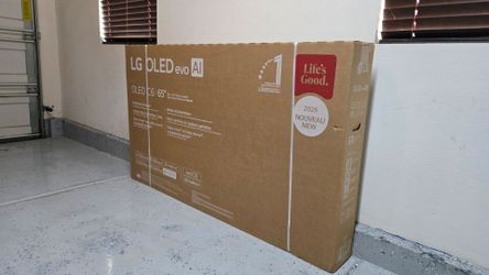 New 65 Inch LG Oled LG C6 Smart TV 4K UHD with 165 Hz refresh rate. Brand new in the box.
