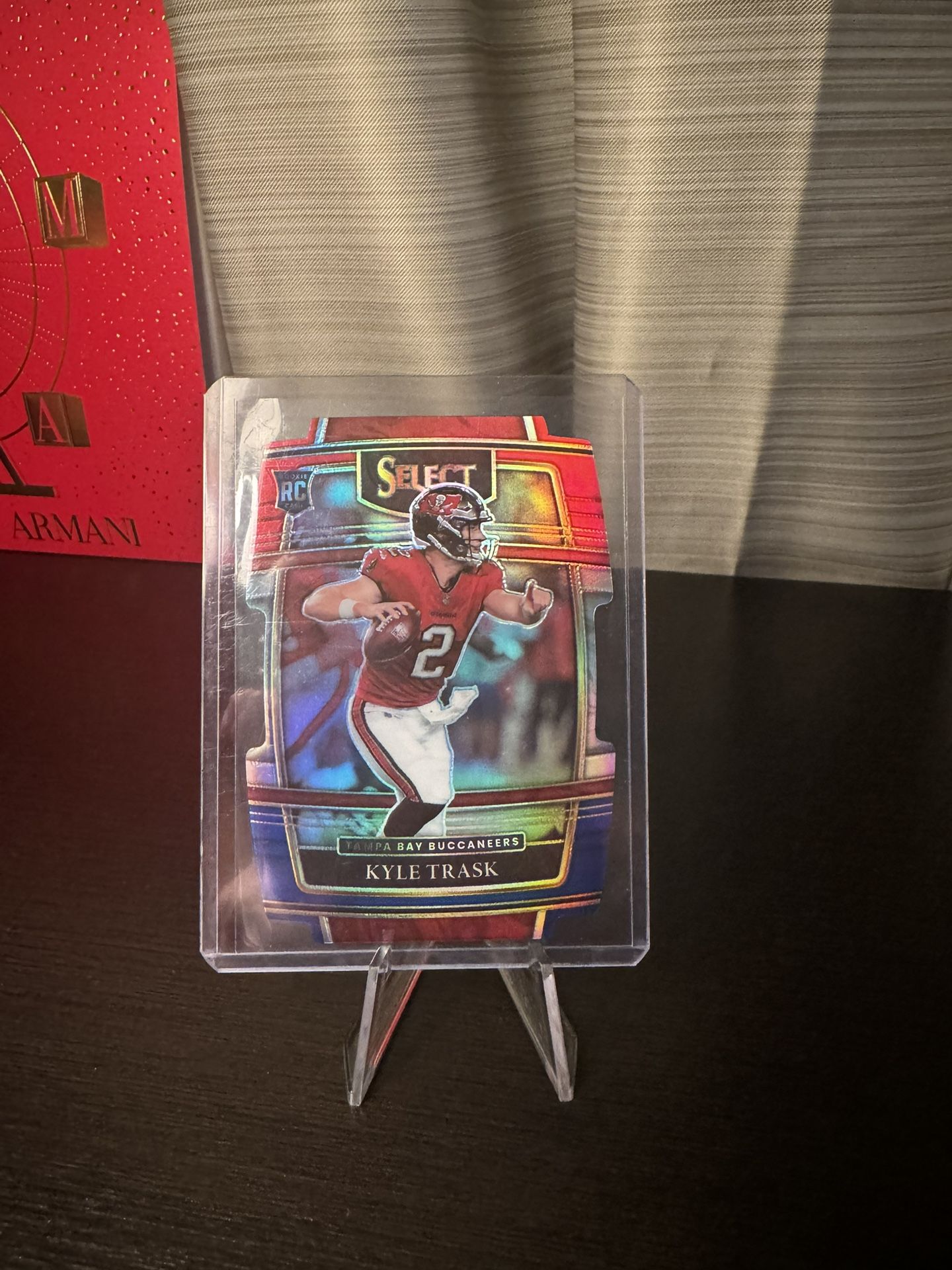 Kyle Trask Rookie Die Cut Red,White and Blue