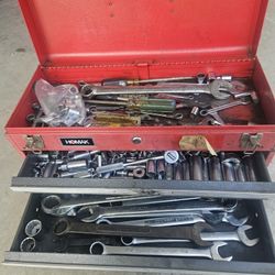 Vintage Toolbox Full Of Tools