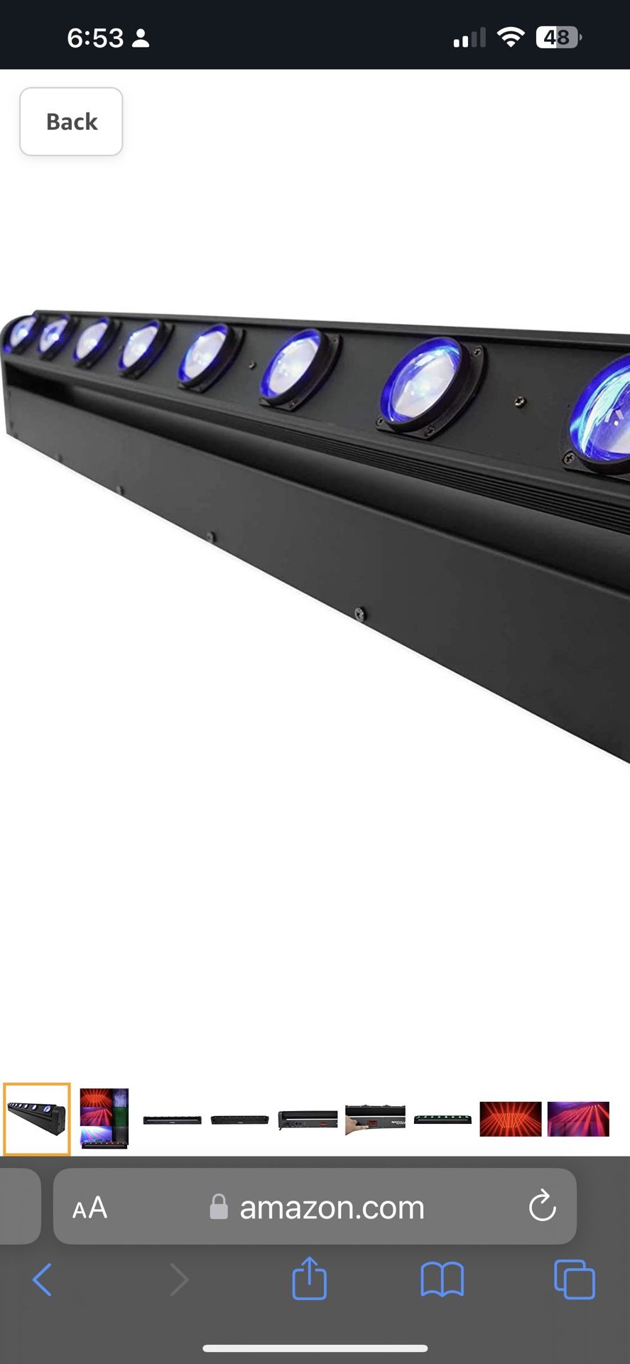 Vendo Luces De Dj Bañada O Grupo Norteño Musical instruments