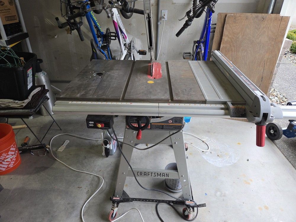 Craftsman 10in Tablesaw With Router