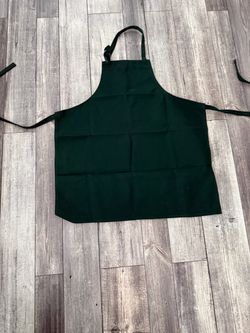 Dark Green Full Bib Apron