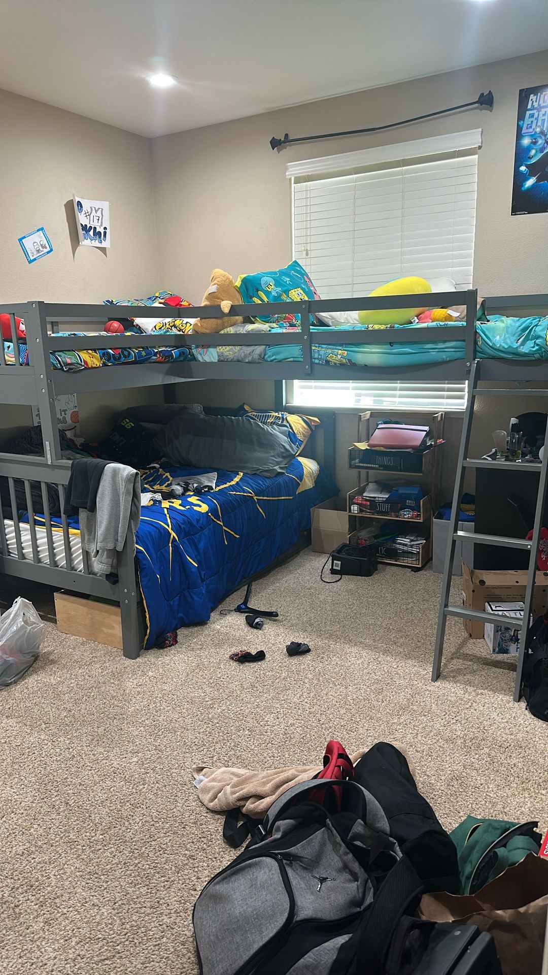 Triple Bunk Bed Frame