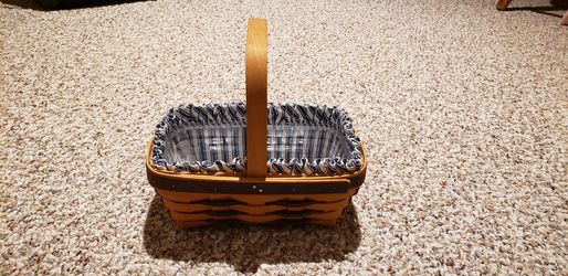 Longaberger 1998 Rectangle basket with handle