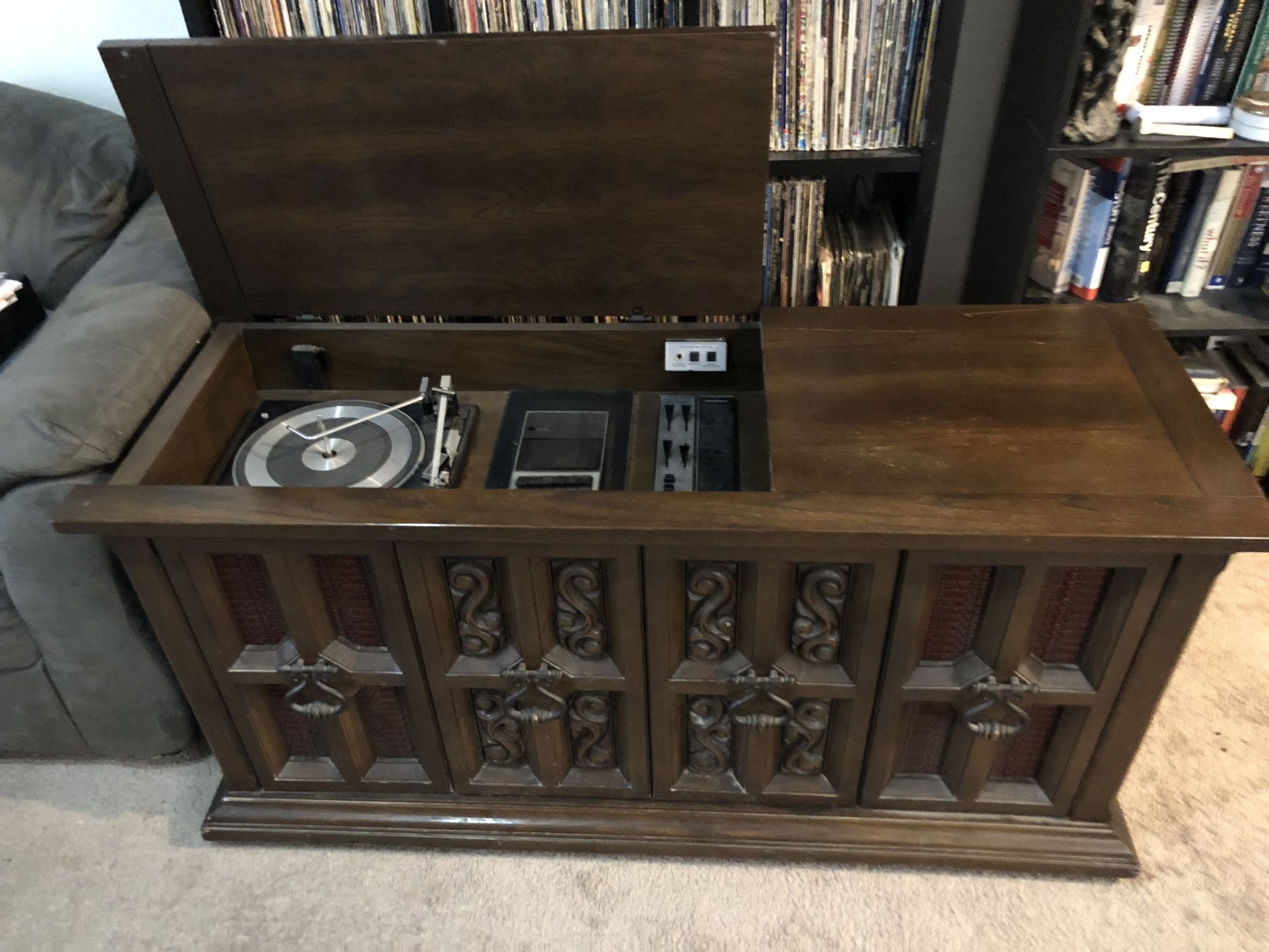 Sylvania Radio Phono Tape Stereo Console