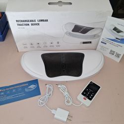 Rechargeable Lower Back Lumbar Traction Device With Heat Brand New $60 No More No Less!