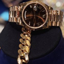 SC Presi And Hand Made Cuban Bracelet 