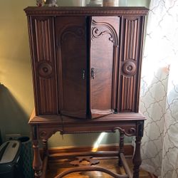 Antique Music Cabinet