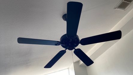 Black Westinghouse ceiling fan 52”