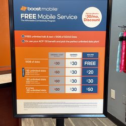 Free Service At Boost Mobile 