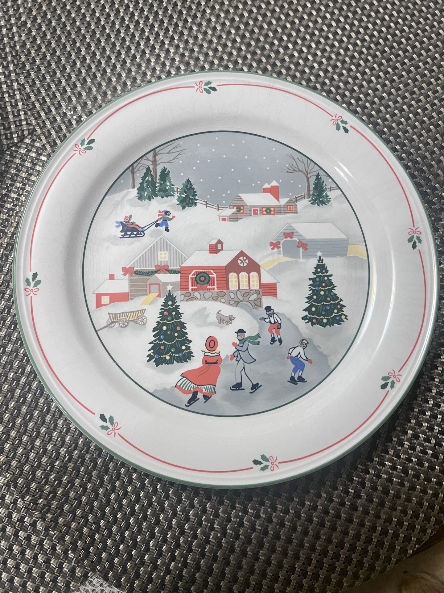 Holiday Dinner Plates By Splindor, 3 Pcs