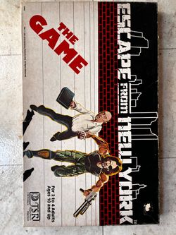 Vintage 1981 TSR Escape From New York Board Game - John Carpenter Cult Classi