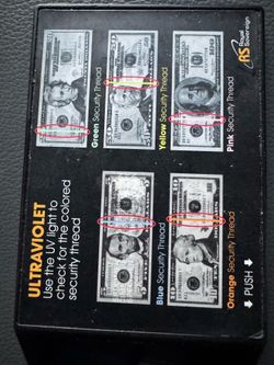 Royal Sovereign UV Counterfeit Bill Detector - $20
