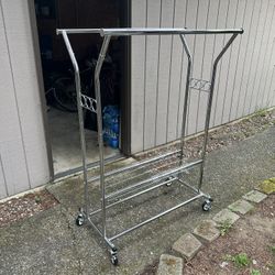 HYSEYY Heavy Duty Clothes Rack