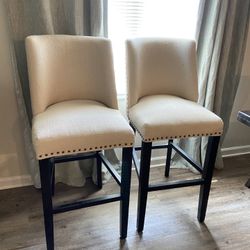 Fantastic Upholstery Crate And Barrel Bar Height Stools Mint Sea Bright NJ