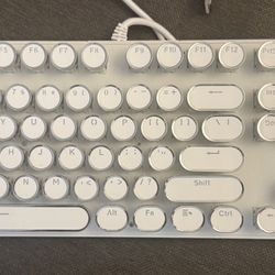 Magegee Model MK-Storm Full Size Illuminated Typewriter Style Keyboard USB Wired