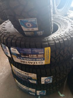 New set of tires 285 70 17 lt all terrain