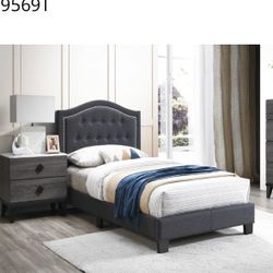 -> Twin Platform Bed With Orthopedic Supreme Mattress Included 
