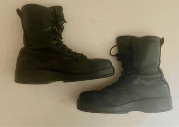 Belleville 700 Waterproof Black Combat & Flight Deck Steel Toe Boots