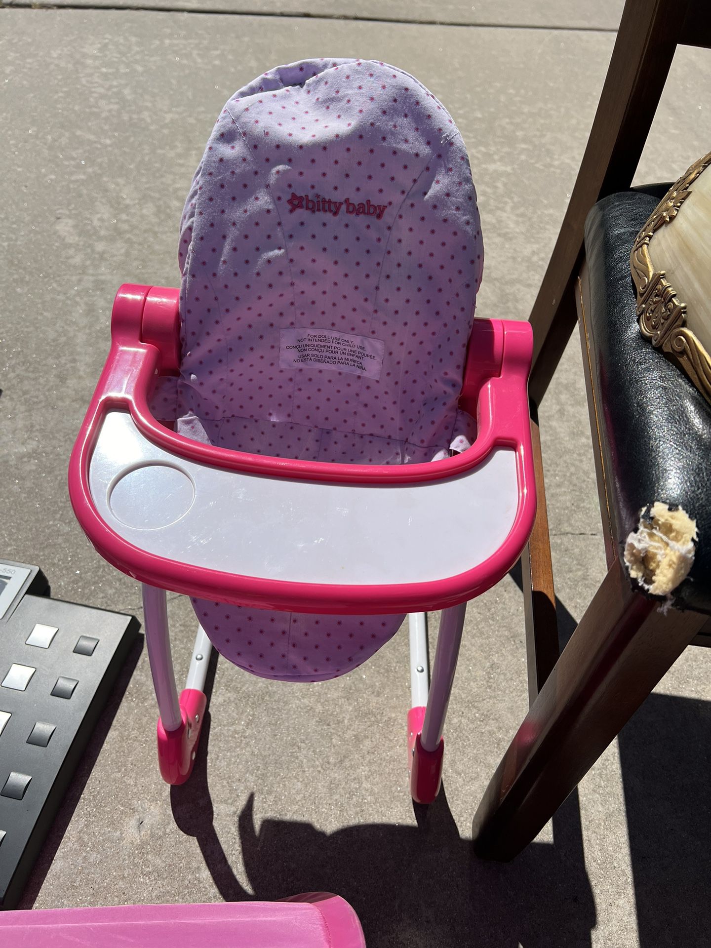 American Girl Bitty baby High Chair
