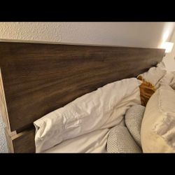 Ashley Furniture- King Size Bed Frame with Storage Drawers – Great Condition