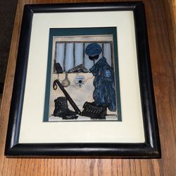 Moments to Remember - Badge of Honor Shadow Box For Law Enfircemenr