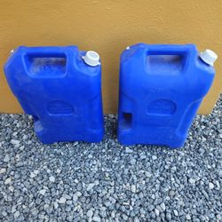 2- Igloo 6gal water storage containers