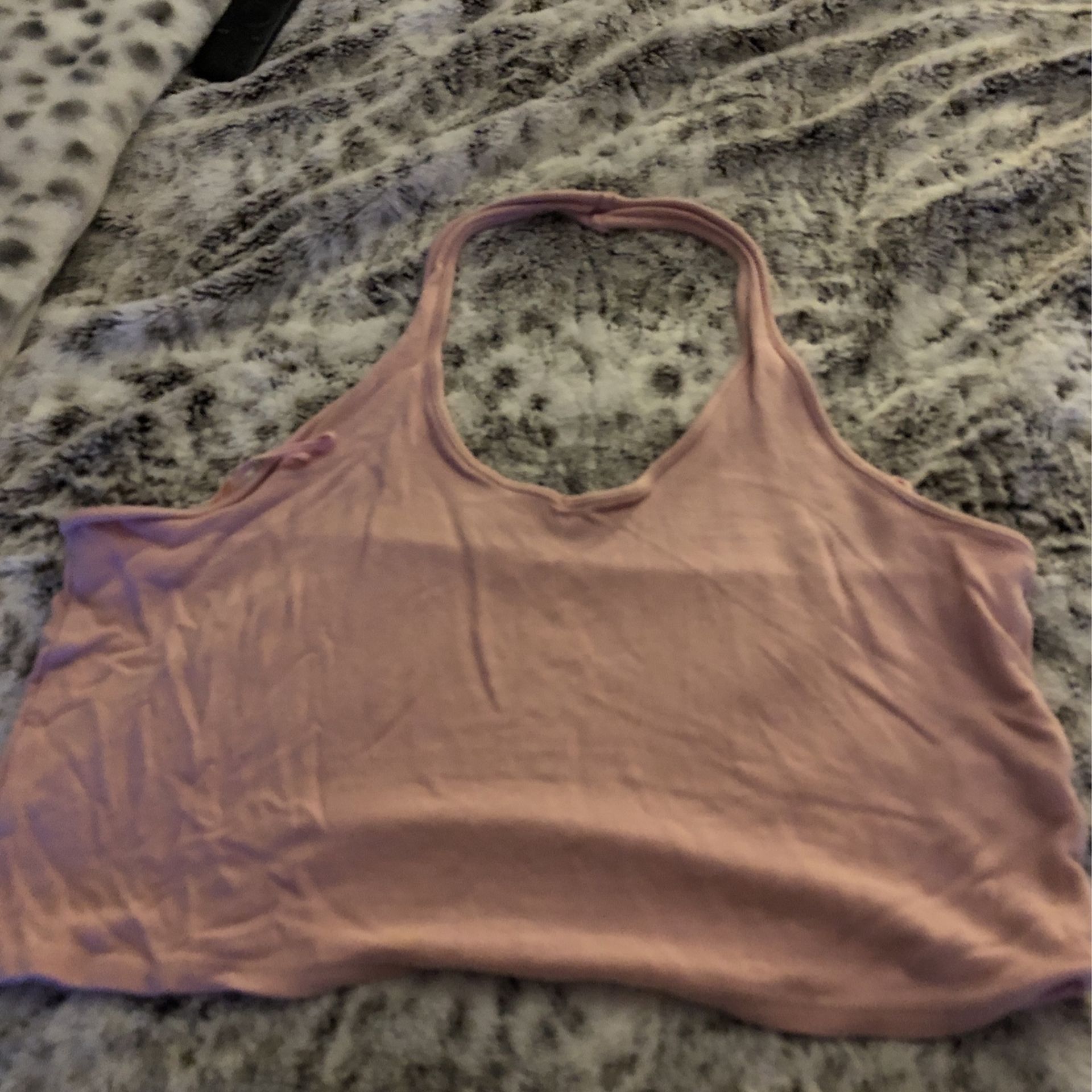 Garage halter top