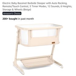Electric Baby Bedside Bassinet 