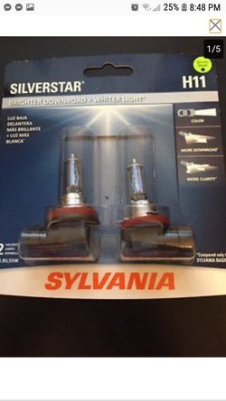 Sylvania Xtra fission H11 (bright wht) New!