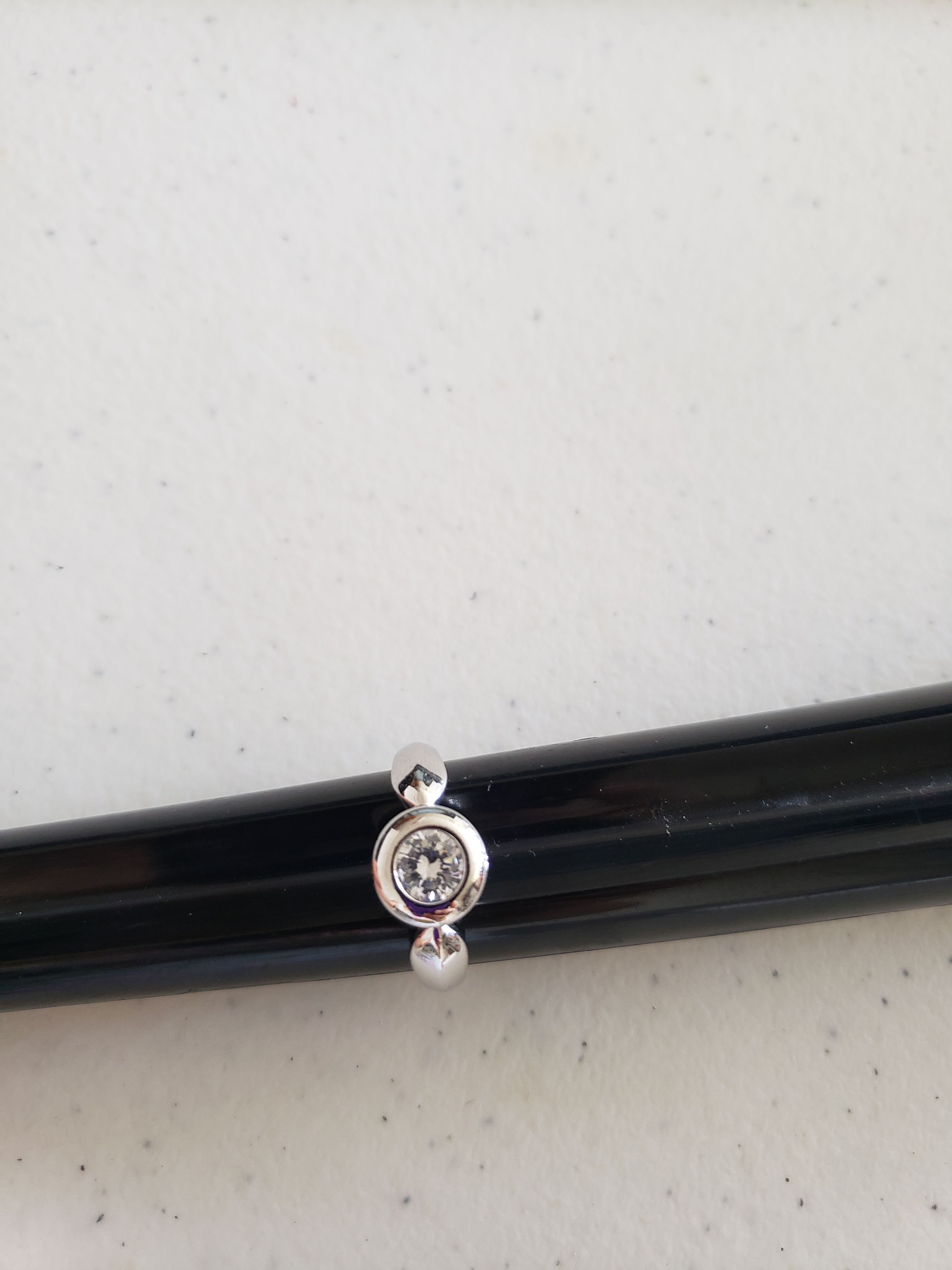 Cubic Zirconia Stering Silver Ring