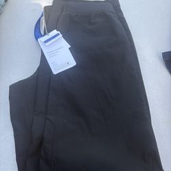 black Twillory Commuter Jogger performance pants in size 36.