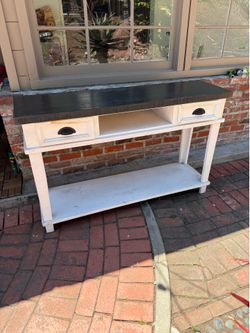 2 drawer indoor table (solid wood)