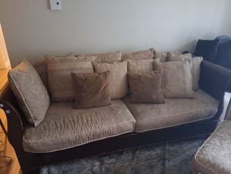 Nice size old school couch