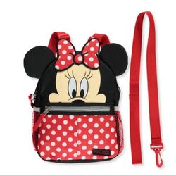 Disney Minnie Mouse Polka Fun 10" Harness Backpack