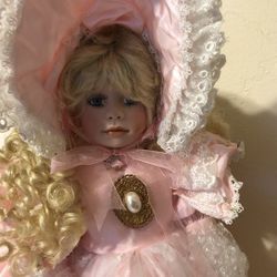Carissa 21-22” Porcelain doll #4186/5000 by Janis Bernard