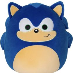 Squishmallows Original Sonic The Hedgehog 10-Inch Sonic Plush - Medium-Sized Ultrasoft Plush