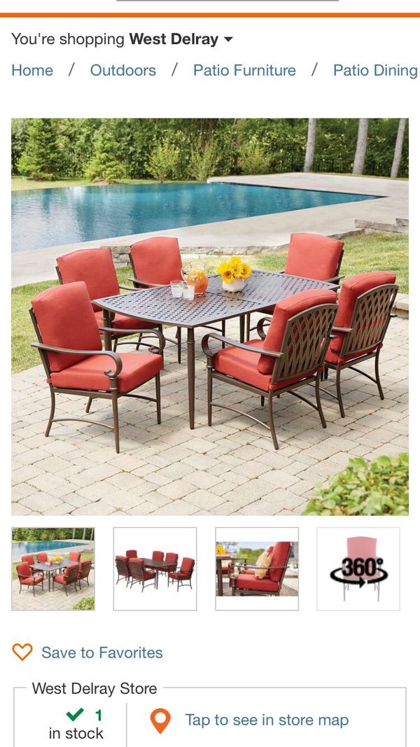 Barely Used Patio Furniture 6 Months Old For In Delray Beach Fl Offerup
