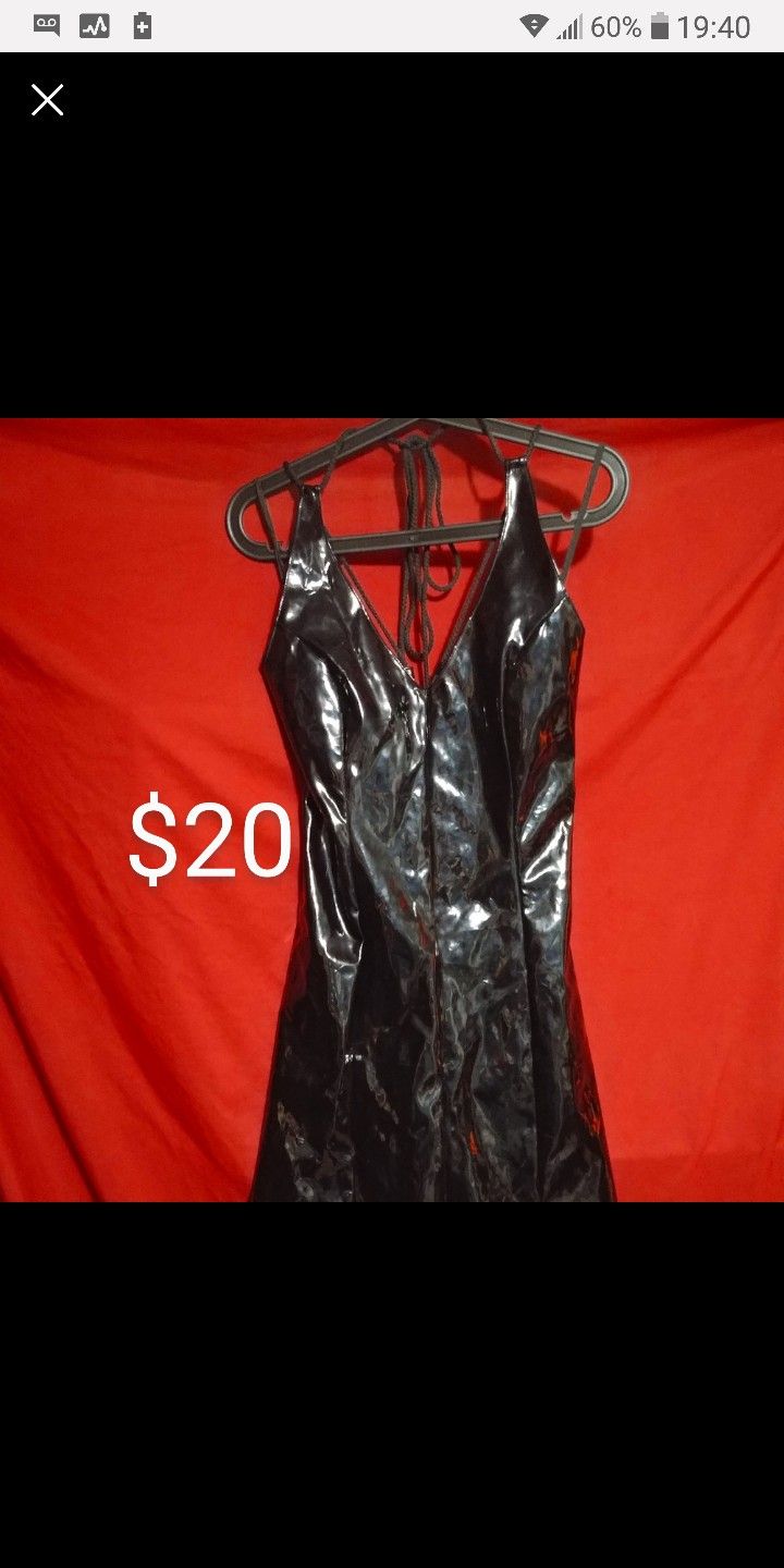 Allure Pleather Mini Dress