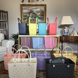 New EVA Tote Bag + 3 FREE Charms - Spacious and Chic!