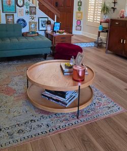 Double Teir Round Coffee Table