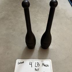 4LB Mace Weight Pair