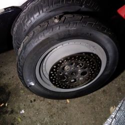 Harley Davidson Pair Of Rims And Tires
