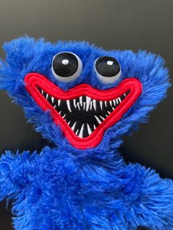 Huggy Wuggy Blue Plush Stuffed Toy