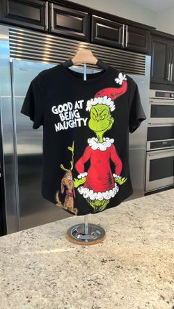 The Grinch Girls Christmas Tee Shirt - Large (11-13) - Excellent Condition 