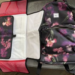 Diaper bag With Matching Diaper pad 