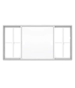 Pella 250 Series Simple Hung w/ sliding windows 116" x 45"